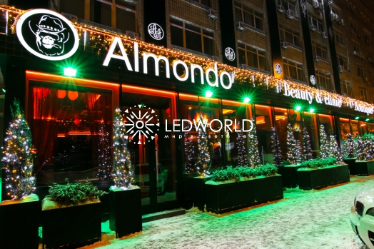 Иллюминация Almondo Restaurant&Club, Киев