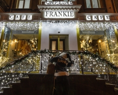 Иллюминация ресторана Frankie, Киев