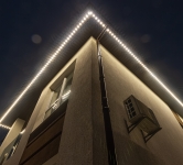 Контурная пиксельная подсветка дома Гатное,  BRIGHTLED STARLIGHT 