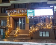 Праздничное оформление жилого комплекса «Петрівські Липки», Святопетровское