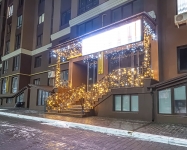Праздничное оформление жилого комплекса «Петрівські Липки», Святопетровское