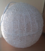 3D LED Ball Acrylic куля 40 см білий