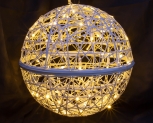 Шар FIBERGLASS декоративный 45см (Фиберглас сфера) LED
