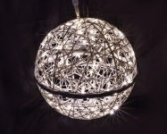 Шар FIBERGLASS декоративный 45см (Фиберглас сфера) LED