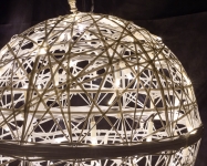 Шар FIBERGLASS декоративный 60см (Фиберглас сфера) LED