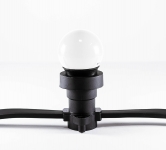 Гірлянда BRIGHTLED BELT LIGHT Е27, крок ламп - 40см, кабель - чорний