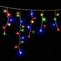Гирлянда DELUX ICICLE 2x0,7м Flash  (Мерцающий Сталактит) LED мульти