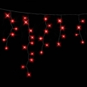 Гірлянда DELUX ICICLE 2x1м Flash (Мерехтливий Сталактит) LED червоний
