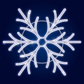 Гірлянда Мотив Snowflack Quartz, біла 100*100см