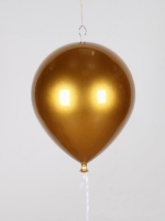 Воздушный шар пластиковый 20 см, желтый