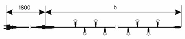 Схема Гірлянда String Decor (Нитка з декором) LED внутрішня
