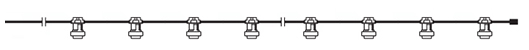 Схема Гирлянды Belt light (Белт лайт)